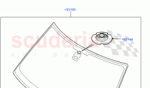 Windscreen/Inside Rear View Mirror (With B6 Level Armouring) ((V) FROMAA000001)