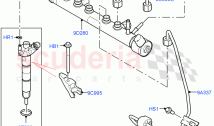 Fuel Injectors And Pipes (2.0L AJ21D4 Diesel Mid, Itatiaia (Brazil))