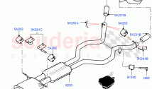 Rear Exhaust System (Nitra Plant Build) (3.0L DOHC GDI SC V6 PETROL) ((V) FROMK200&hellip;