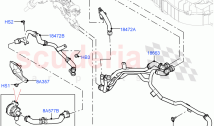 Heater Hoses (Nitra Plant Build) (3.0L AJ20P6 Petrol High, Fuel Heater W/Pk Heat W&hellip;