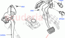Brake And Clutch Controls (9 Speed Auto AWD, Halewood (UK), Standard Foot Pedal Pa&hellip;