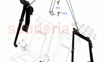 Rear Seat Belts (Halewood (UK), 60/40 Load Through With Slide, Third Row Dual Indi&hellip;
