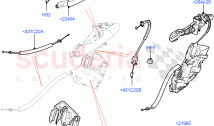 Rear Door Lock Controls (Solihull Plant Build) ((V) FROMJA000001)