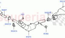 Front Exhaust System (3.0 V6 D Gen2 Twin Turbo, EU6 + DPF Emissions) ((V) FROMGA00&hellip;