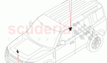 Air Suspension Controls/Electrics (With Standard Duty Coil Spring Susp)