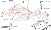 Floor Pan - Centre And Rear (2 Door Convertible, Halewood (UK)) ((V) FROMGH125984)