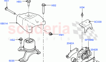 Engine Mounting (2.0L I4 Mid DOHC AJ200 Petrol, Itatiaia (Brazil), 2.0L I4 Mid AJ2&hellip;