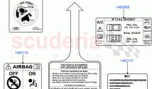 Labels (For Air Bag / Air Conditioning) ((V) TO9A999999)