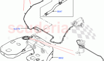 Fuel Tank & Related Parts (Solihull Plant Build) (3.0L DOHC GDI SC V6 PETROL) ((V)&hellip;