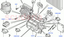 Heater/Air Cond.Internal Components (Front) ((V) FROMAA000001)