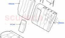 Rear Seat Covers (Taurus Leather, Changsu (China), 2nd Row Seat 60/40 (3 P) - Fold&hellip;