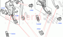 Brake And Clutch Controls (6 Speed Manual Trans BG6, Halewood (UK)) ((V) TOLH99999&hellip;