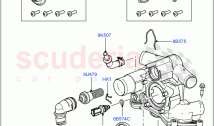 Thermostat/Housing & Related Parts (3.6L V8 32V DOHC EFi Diesel Lion) ((V) FROM7A0&hellip;