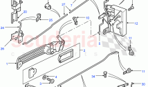 Rear Side Door Latch Mechanism (130
