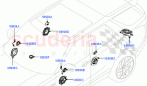 Speakers (Nitra Plant Build) (Hi Line Audio System - 600 W) ((V) FROMK2000001)