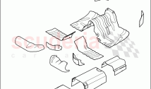 Floor Pan - Centre And Rear (Heatshield, Steel Floor) (Armoured) ((V) FROMJA000001&hellip;