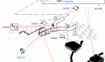 Rear Exhaust System (3.0 V6 D Gen2 Twin Turbo, Dual Exhaust)