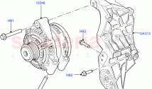 Alternator And Mountings (Nitra Plant Build) (3.0 V6 D Low MT ROW, 3.0 V6 D Gen2 M&hellip;