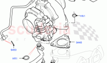 Turbocharger (Solihull Plant Build) (2.0L I4 DSL MID DOHC AJ200) ((V) FROMHA000001&hellip;