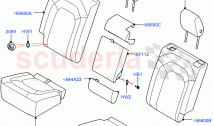 Rear Seat Covers (PVU Perforated Robustec, With 40/20/40 Split Fold Rear Seat) ((V&hellip;