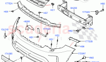 Radiator Grille And Front Bumper (Nitra Plant Build) (Rear Bmp Lwr Valance - Dark &hellip;