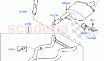 Rear Exhaust System (3.0 V6 D Gen2 Mono Turbo, Japanese Emission + DPF, EU6 + DPF &hellip;