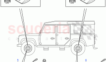 ABS Sensors (4 Wheel Anti-Lock Braking System) ((V) FROM7A000001)