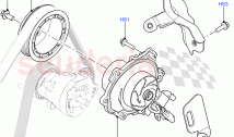 Water Pump (2.0L I4 High DOHC AJ200 Petrol, Changsu (China), 2.0L I4 Mid DOHC AJ20&hellip;