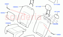 Rear Seat Covers (Autobiography Black / SV Autobiography) (With 2 Rear Small Indiv&hellip;