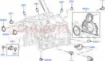 Cylinder Block And Plugs (Nitra Plant Build) (3.0 V6 Diesel) ((V) FROMK2000001)