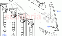 Fuel Injectors And Pipes (2.0L AJ20D4 Diesel Mid PTA, Halewood (UK), 2.0L AJ20D4 D&hellip;
