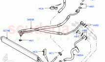 Supply & Return Hoses - Power Strg (5.0L OHC SGDI NA V8 Petrol - AJ133, 5.0L OHC S&hellip;