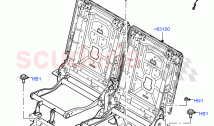 Rear Seat Base (With 3rd Row Double Seat)