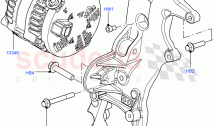 Alternator And Mountings (2.2L CR DI 16V Diesel, Halewood (UK)) ((V) TODH999999)