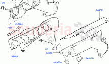Exhaust Manifold (5.0 Petrol AJ133 DOHC CDA, 5.0L P AJ133 DOHC CDA S/C Enhanced) (&hellip;