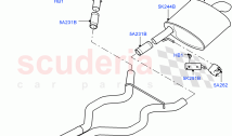 Exhaust System (Muffler, Rear) (4.4L DOHC DITC V8 Diesel) ((V) TOFA999999)