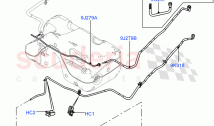 Fuel Lines (Rear) (3 Door, 2.0L I4 Mid DOHC AJ200 Petrol, (-) "CDN/MEX/USA", Fuel &hellip;