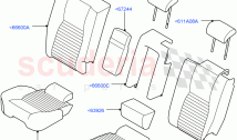 Rear Seat Covers (Dynamic Pack) (Taurus Leather Sport Perforated, Changsu (China),&hellip;