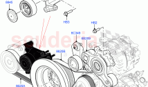 Pulleys And Drive Belts (3.0L AJ20D6 Diesel High, Electronic Air Suspension With A&hellip;