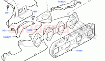 Exhaust Manifold (Solihull Plant Build) (2.0L I4 DSL MID DOHC AJ200) ((V) FROMHA00&hellip;