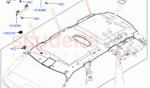 Headlining And Sun Visors (Nitra Plant Build) (Less Panorama Roof, With 3rd Row Do&hellip;