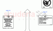 Labels (Air Bag, Nitra Plant Build) ((V) FROMK2000001)