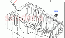 Oil Pan/Oil Level Indicator (2.0L I4 DSL MID DOHC AJ200, Itatiaia (Brazil), 2.0L I&hellip;