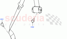 Rear Seat Belts (2 Door Convertible, Halewood (UK)) ((V) FROMGH000001)