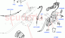 Rear Door Lock Controls (Nitra Plant Build) ((V) FROMK2000001)