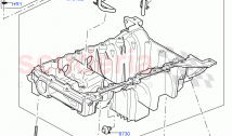 Oil Pan/Oil Level Indicator (Nitra Plant Build) (5.0 Petrol AJ133 DOHC CDA) ((V) F&hellip;