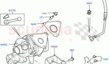 Turbocharger (LH) (3.6L V8 32V DOHC EFi Diesel Lion) ((V) FROMAA000001)