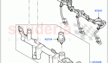 Fuel Injectors And Pipes (1.5L AJ20P3 Petrol High PHEV, Halewood (UK), 1.5L AJ20P3&hellip;