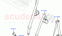 Rear Seat Belts (60/40 Load Through With Slide)