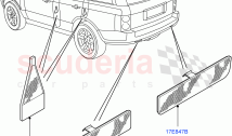 Rear Lamps (reflector and plate only (adhesive backing)) ((V) FROMAA000001)
